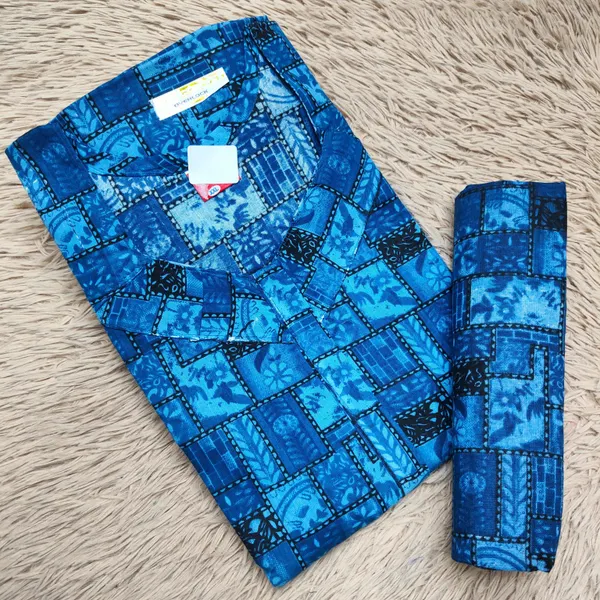 Pure Cotton Shawl Nighty| NT2833